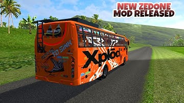 Xplod Zedone Bus Mod In Bus Simulator Indonesia - Bussid Bus Mod - Bussid Car Mod - Bussid Mods