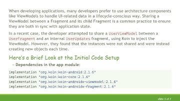 Resolving the stateViewModel Issue in Koin 2.1.6 for Shared ViewModels in Android
