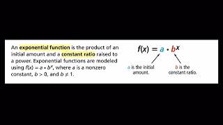 Exponential Functions (Envision 6-2)