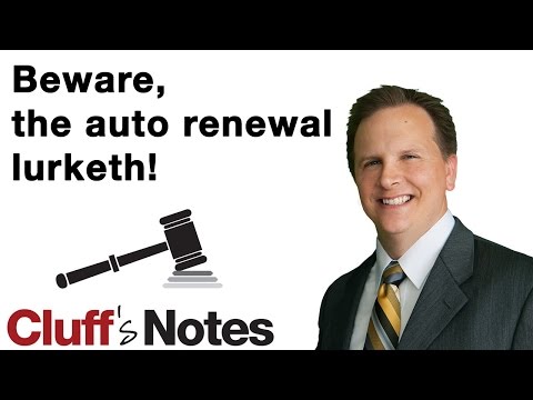 Auto Renewal Definition