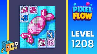 Pixel Flow Level 1208 Walkthrough Solution