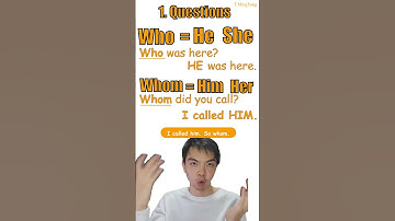 (PSLE English) Who vs Whom