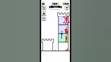 Stick Hero - Tower Defense Level 8 (Android,iOS) #shorts