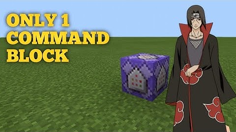 How to make a Sharingan Particle Effect With ONLY 1 COMMAND BLOCK | MCPE/MCBE