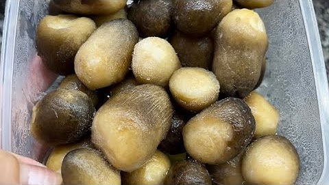 CÁCH BẢO QUẢN NẤM RƠM ĐẾN 2THÁNG VẪN TRẮNG GIÒN NGỌT.