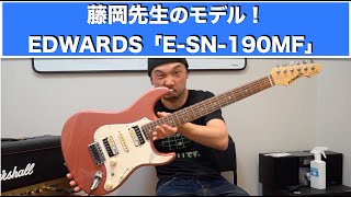 藤岡先生のモデル！EDWARDS「E-SN-190MF」を弾かせていただきました！