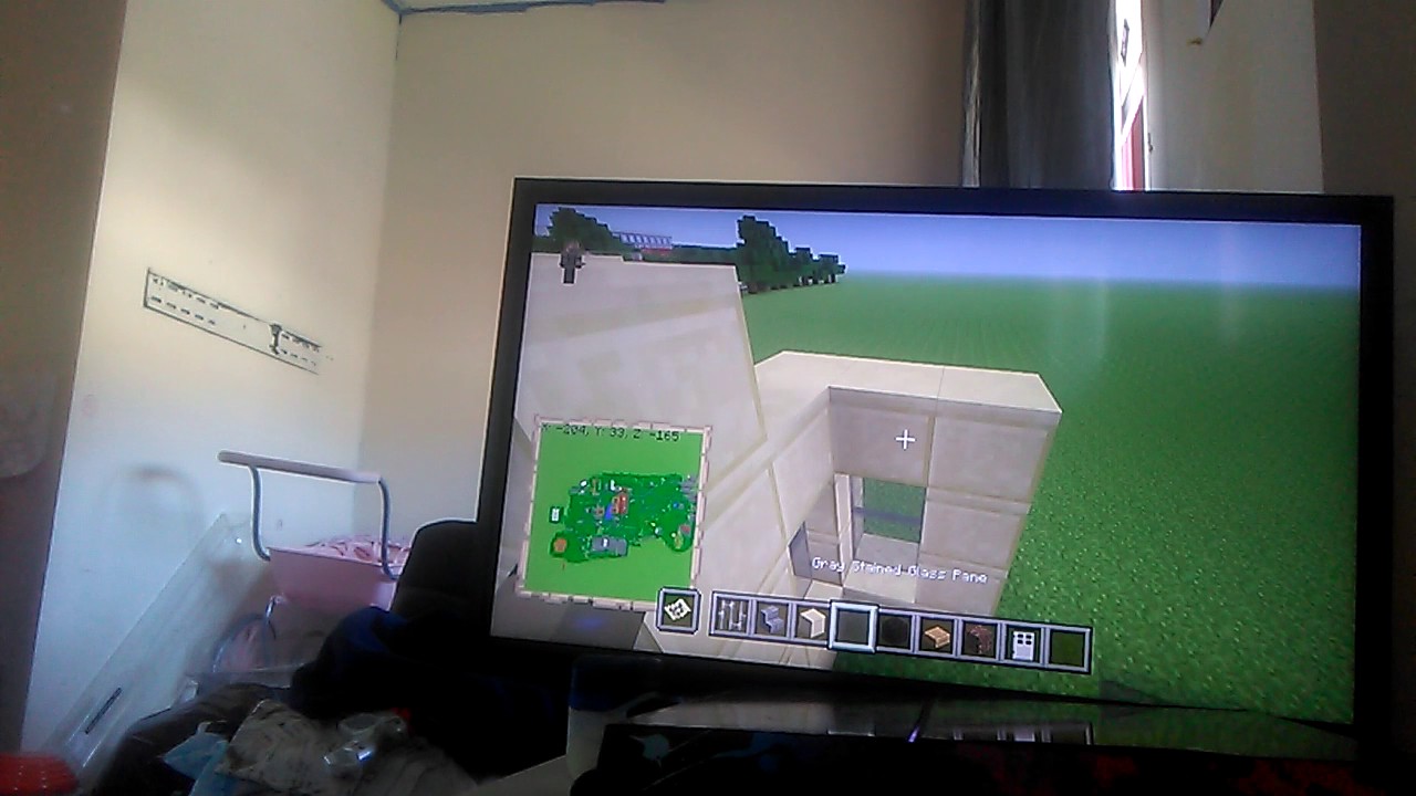 Minecraft ps4 edition the walking anventure map #1 build - YouTube