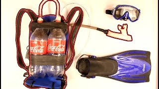 Tauchgerät aus Cola-Flaschen bauen!