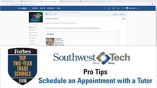Pro Tips: Schedule an appointment with a tutor