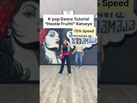 【K-pop Tutorial】#Hootie Frutti by #Katseye (mirrored & 0.75% speed)