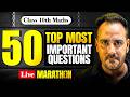 Class 10th Maths 50 Top Most Important Questions of Complete Maths | Ushank Sir Mp3 Song