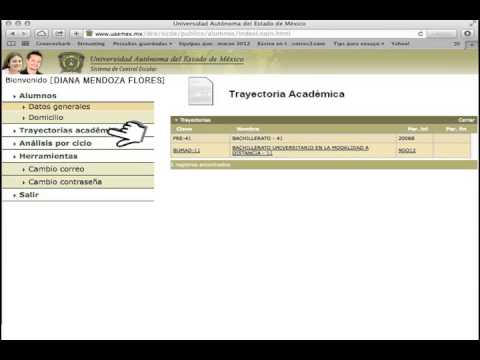 Verificación de Calificaciones en el Sistema de Control Escolar de la UAEM