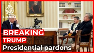 Trump pardons ex-aide Bannon, dozens of others: White House