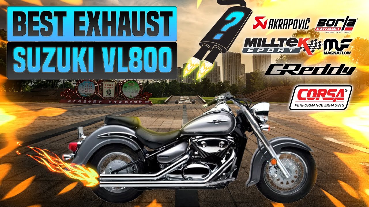 Suzuki VL800 Exhaust Sound🔥Cobra Sport,Delkevic,Hard Krome's,Miller,Silvertail,Vance and Hines