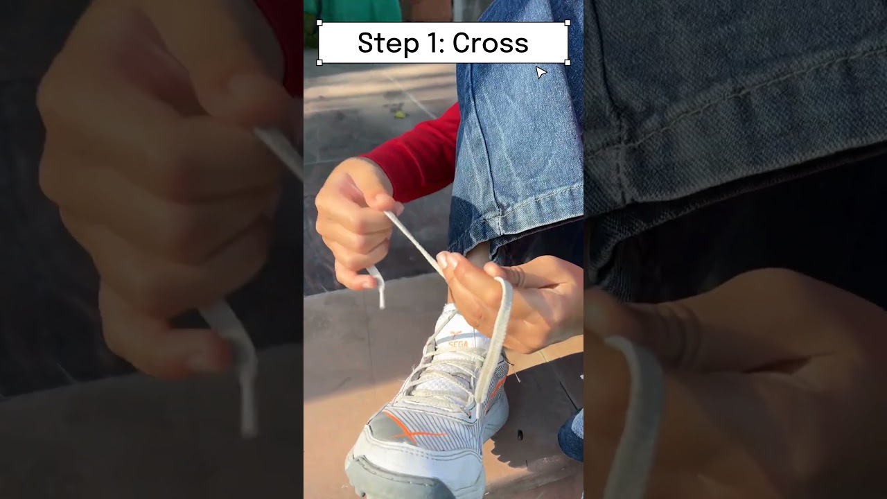 Kids Learn To Tie Shoe Laces 👟