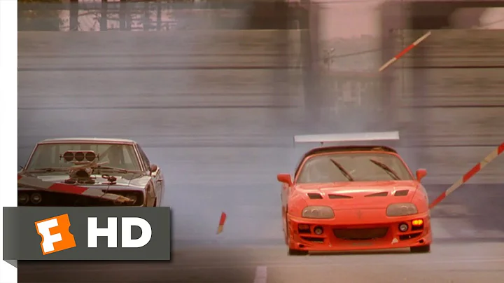 The Fast and the Furious (2001) - Brian Races Domi...