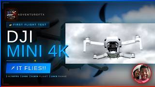 DJI Mini 4K First Flight — We Crashed It! | AdventureFTX #dji #djidrone #drone #drones #dronetesting