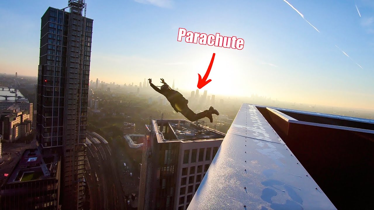 The TERRIFYING jump... OFF THE ROOF!!! YouTube