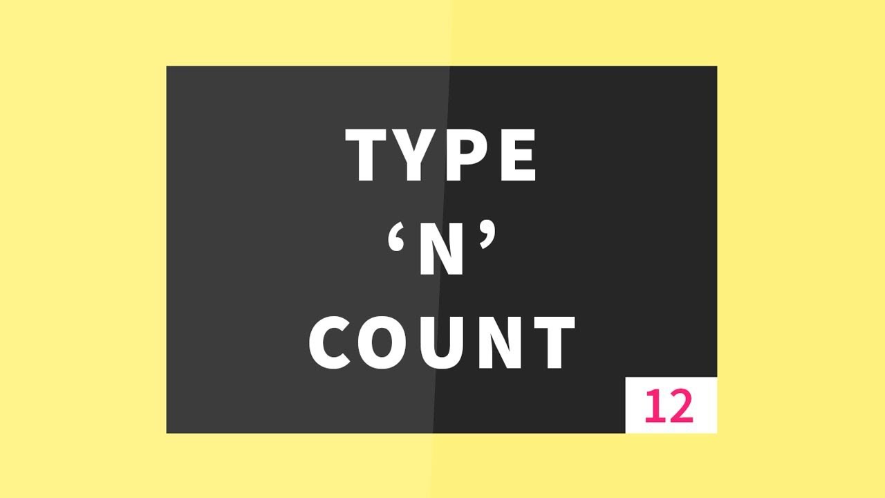 Count Total Number Of Characters With Jquery | Html Css And Jquery