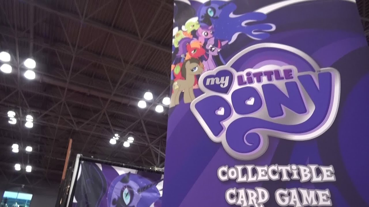 TURNBACK TUESDAY VLOG 8 My Little Pony Card Game at NYCC YouTube