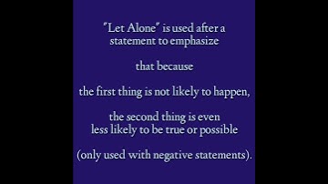 Let Alone | Phrase "Let Alone" | Let Alone Phrase with Use and Examples | #ytshorts #shorts #yt