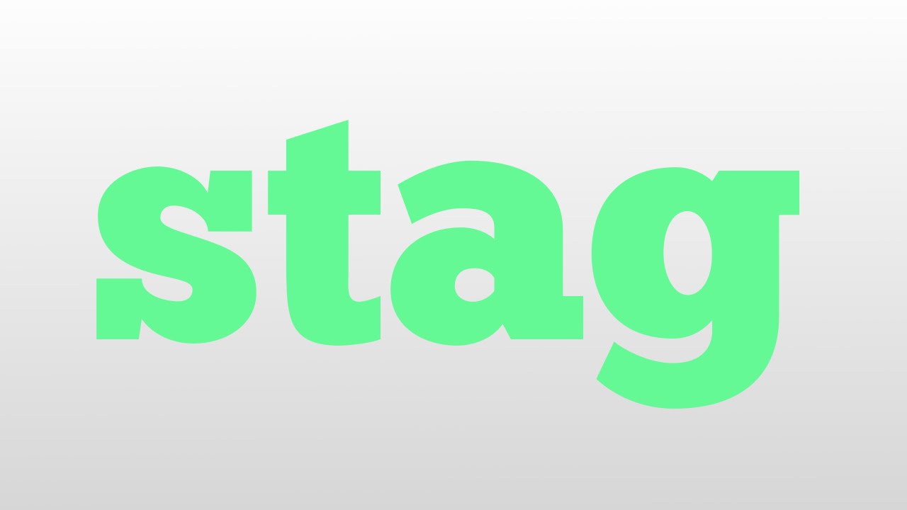 Stag Meaning And Pronunciation YouTube stag-meaning-and-pronunciation-youtube