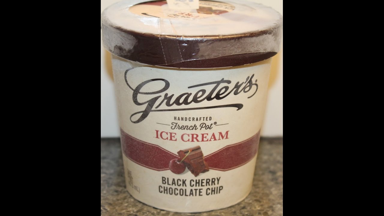 Graeter’s Black Cherry Chocolate Chip Ice Cream Review YouTube