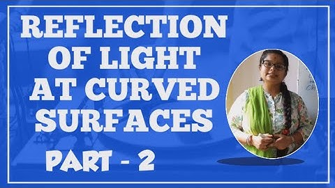 2.  10th PHYSICS LESSONS  -REFLECTION OF LIGHT AT CURVED SURFACES -PART 2