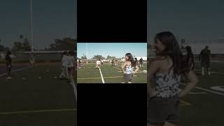 the class of 2027 takes on powderpuff 2026! #highschool #powderpuff #cheer #football #senior