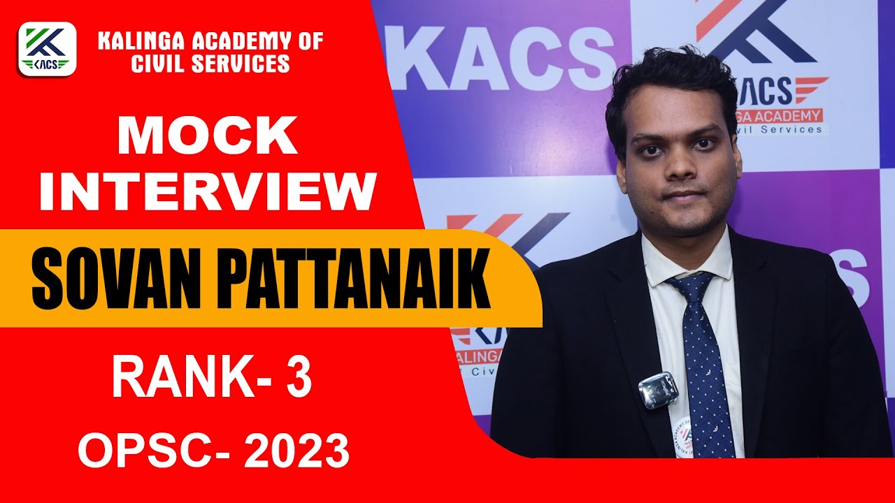 SOVAN PATTANAIK || RANK- 3 || OAS TOPPER-2023