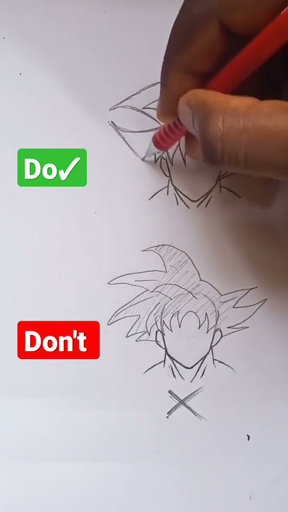 Como desenhar o Goku super Sayanjin BLUE! #comodesenhargoku #comodesen