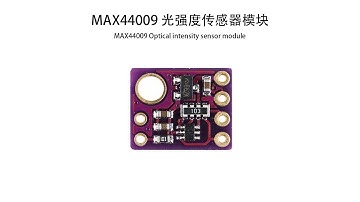 #MAX44009 MAX44009 Optical intensity sensor module#relandsun