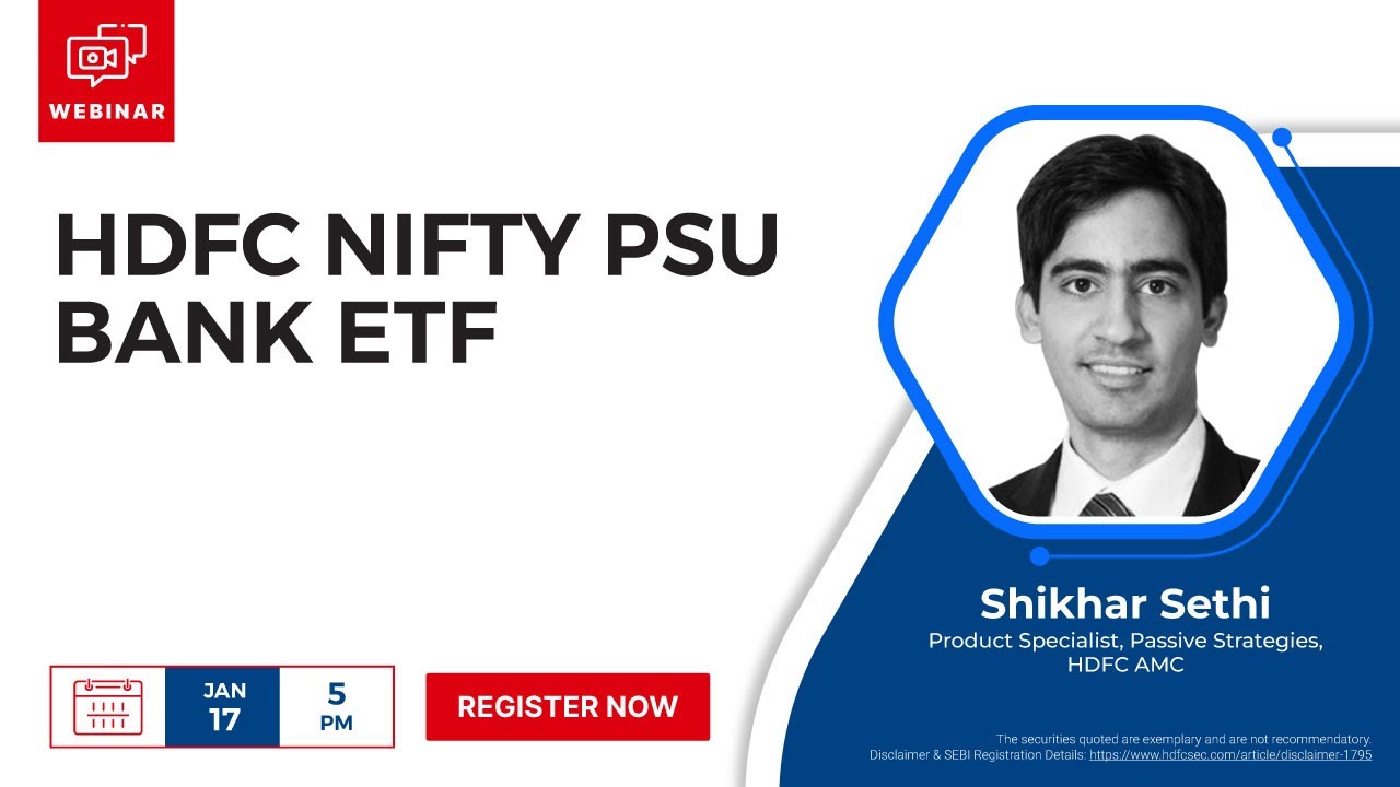 HDFC NIFTY PSU BANK ETF YouTube HDFC NIFTY PSU BANK ETF YouTube