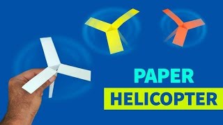 HOW TO MAKE A PAPER HELICOPTER VERY EASY AND STEP BY STEP. | PAPER GAME | #papercraft #paper #craft