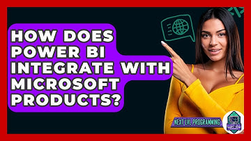 How Does Power BI Integrate With Microsoft Products? - Next LVL Programming