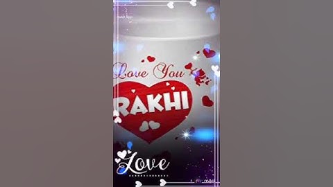 Rakhi name whatsapp status video new love song download Dj rakhi rajpoot shorts 😍👑(5)