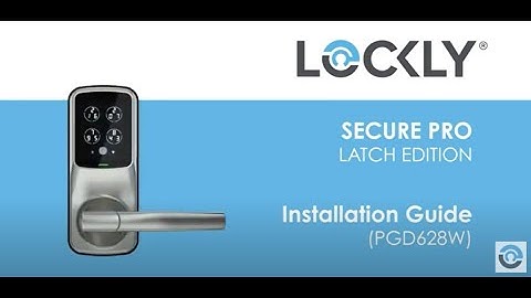 Lockly Secure Pro Latch Edition FULL Installation Video
