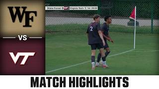 Information Wake Forest vs. Virginia Tech Match Highlights | 2026 ACC Men's Soccer Guide