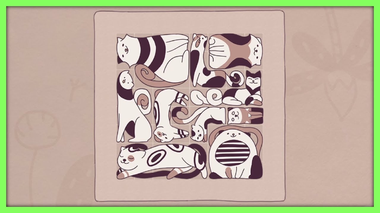 いろんな形のネコを箱詰めするパズルゲーム【Cats Organized Neatly】