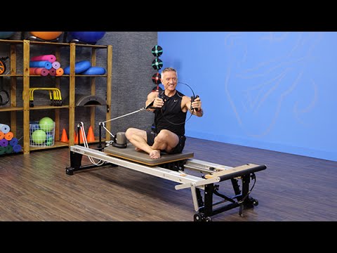 Pilates Reformer Seated Upper Body Strap Workout 