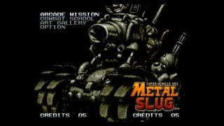 Saturn Longplay - Metal Slug Art Gallery 1997