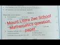 MLZS PeriodicTest1 Grade3 Mathematics PT1#mountliterazeeschool