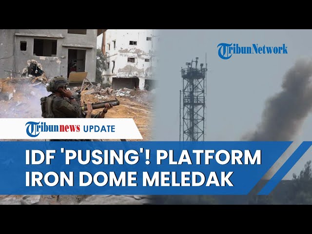 Platform Iron Dome Israel di Ramot Naftali Hancur Berkeping-keping seusai Dihantam Drone Hizbullah class=