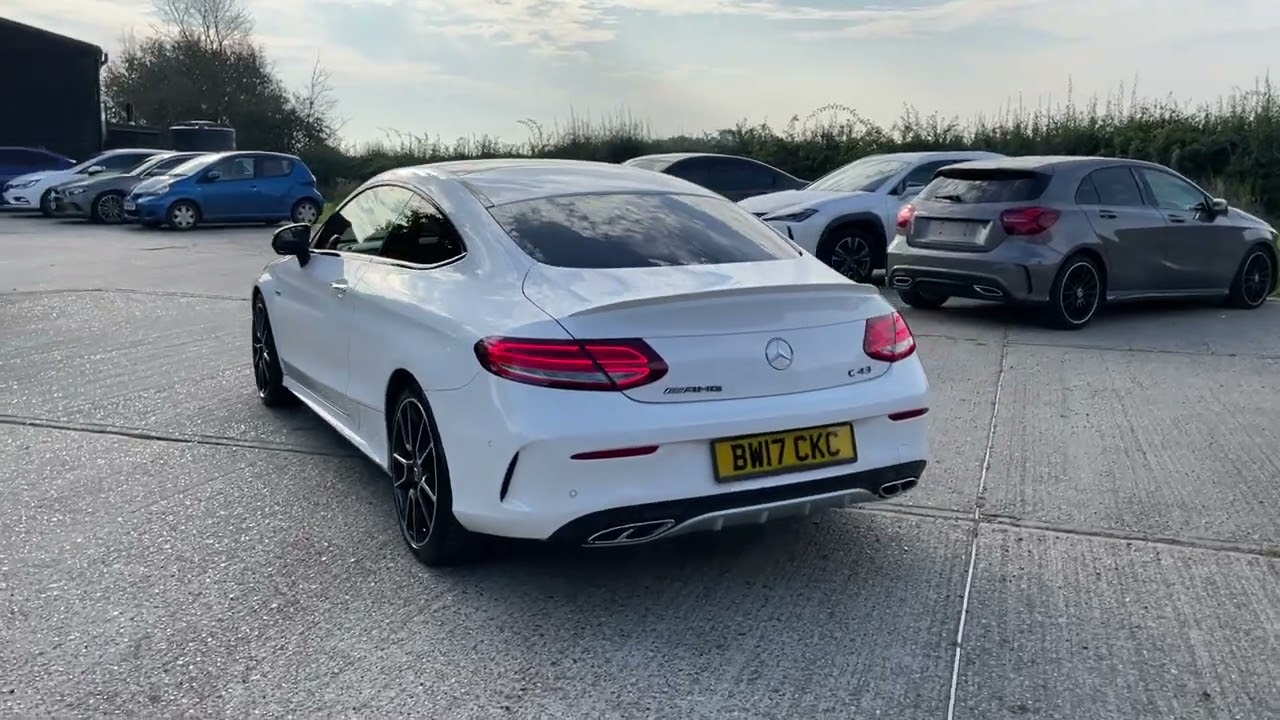 Mercedes C43 coupe white 2017 for sale@ Auto 2000 Epping