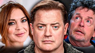 ¿Brendan Fraser CANCELADO y le QUITAN el Oscar? El HORRIBLE momento de Michael J Fox y el BEBE Lohan