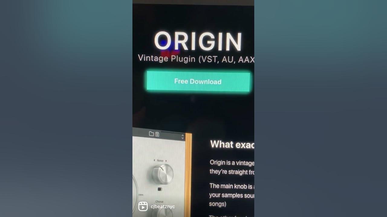 Origin - Vintage Plugin –
