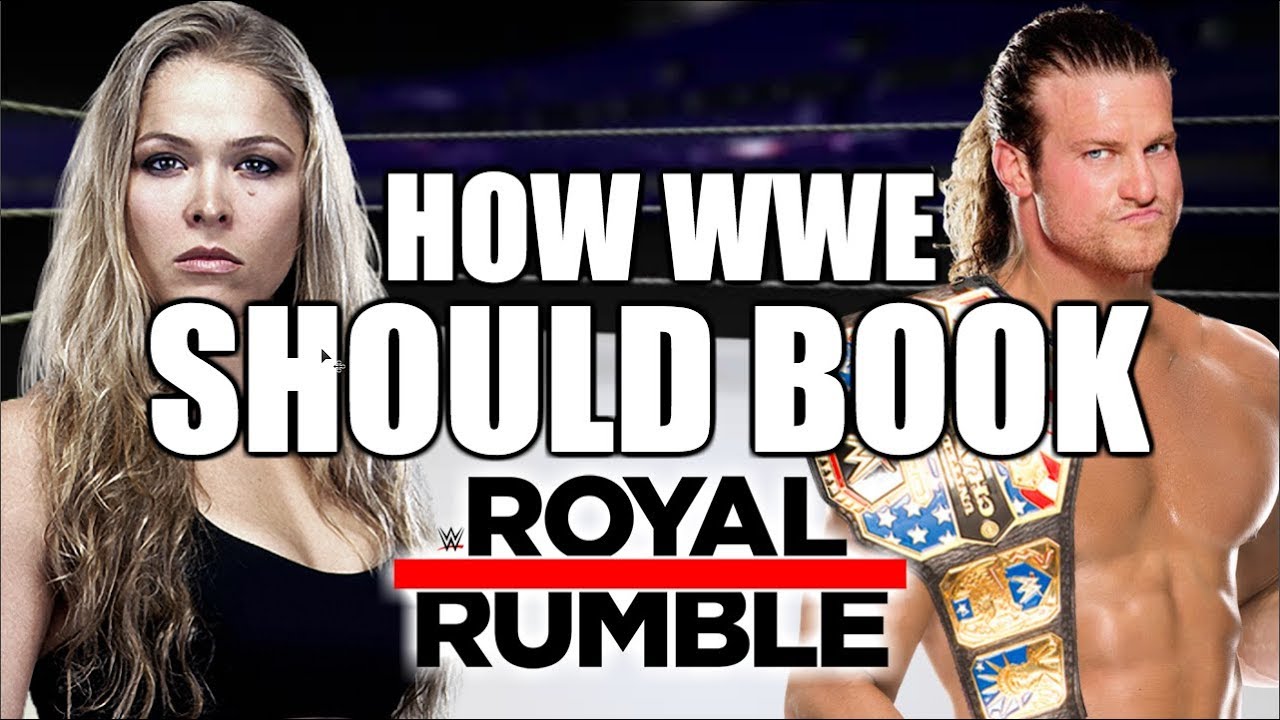 Royal Rumble Program Book How WWE Should Book The Royal Rumble 2018 - YouTube