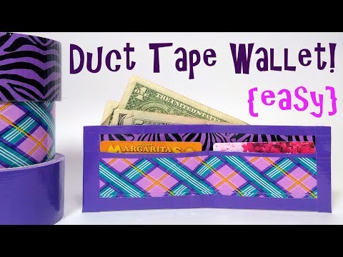 EASY Duct Tape Wallet Tutorial!