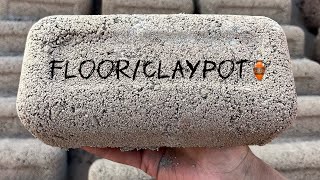 ASMR | New 🫡| Handmade Texture Dry floor and Claypot crumbling 