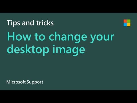 How to use your own image as your desktop background | Microsoft